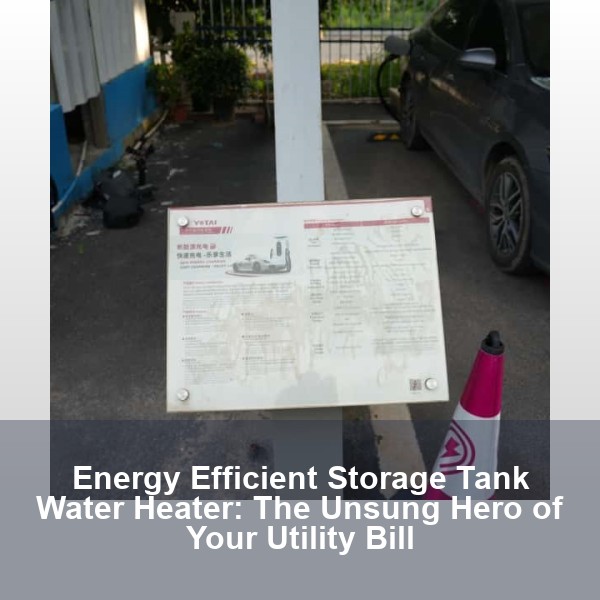 Energy Efficient Storage Tank Water Heater: The Unsung Hero of Your Utility Bill